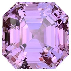 61.05 Carat Natural Loose Hot Pink Kunzite Stone Asscher Cut Afghan Gemstone
