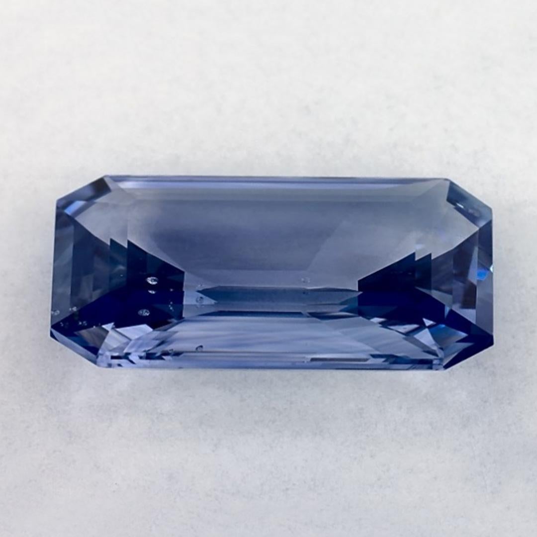 6.11 qt zafiro azul talla octágono gema suelta en Nuevo estado para la venta en Fort Lee, NJ