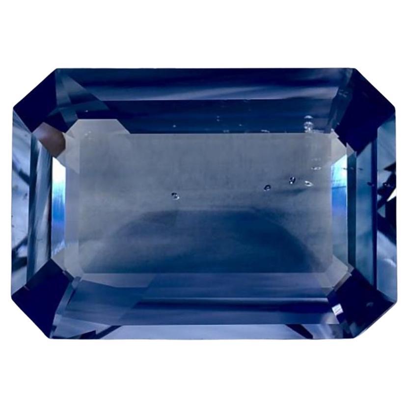 6.11 Ct Blue Sapphire Octagon Cut Loose Gemstone