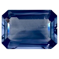 6.11 Ct Blue Sapphire Octagon Cut Loose Gemstone