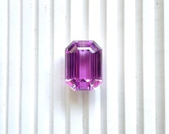 61.11 Carats Kunzite Natural Octagon Cut Stone Top Fine Color Quality Gemstone