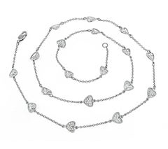 6.11ct Diamond Platinum Chain Necklace