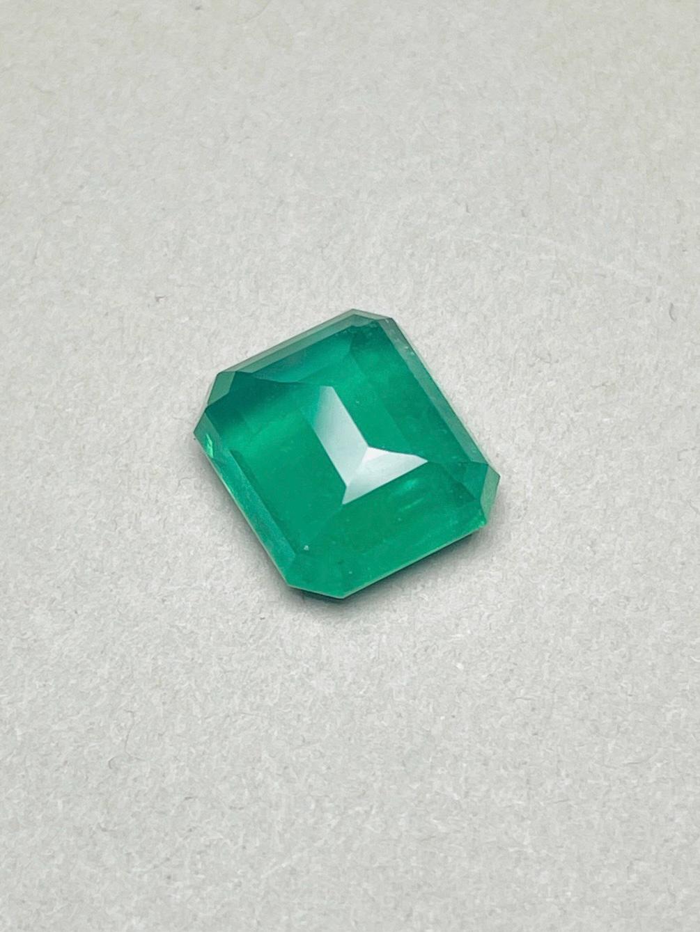 6,12 Ct GIA Certified No Oil Emerald Zambia ad alta purezza in vendita 7