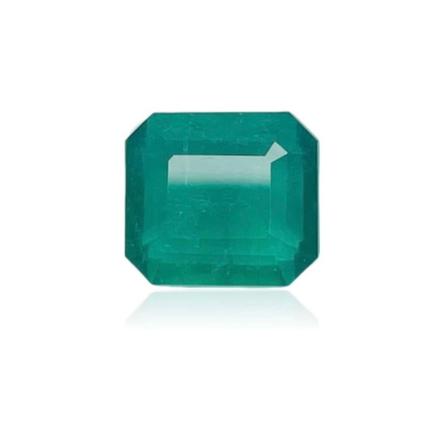 6,12 Ct GIA Certified No Oil Emerald Zambia ad alta purezza in vendita 3