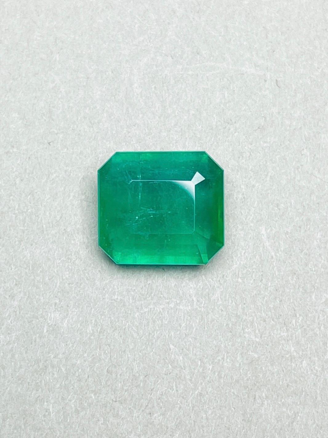 6,12 Ct GIA Certified No Oil Emerald Zambia ad alta purezza in vendita 4