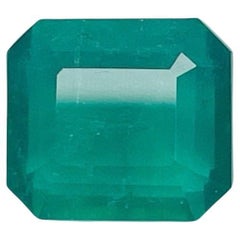 6.12 Ct GIA Certified No Oil Emerald Zambia at High Clarity