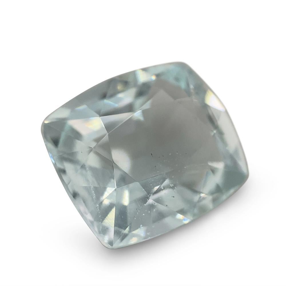 6.12ct Cushion Aquamarine For Sale 5