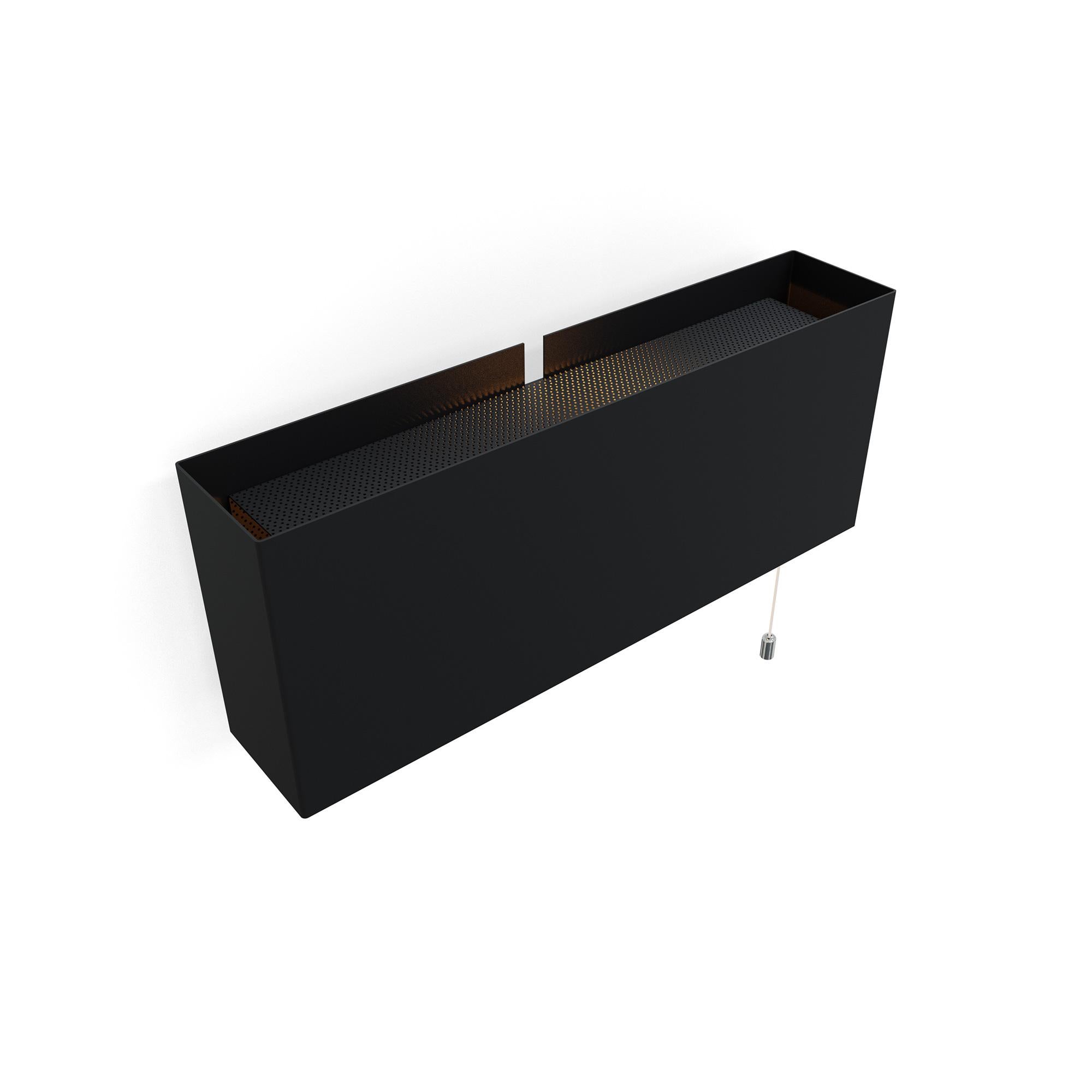 Lampe murale grise 6135GM avec interrupteur à mini-poignée par Disderot en vente 2