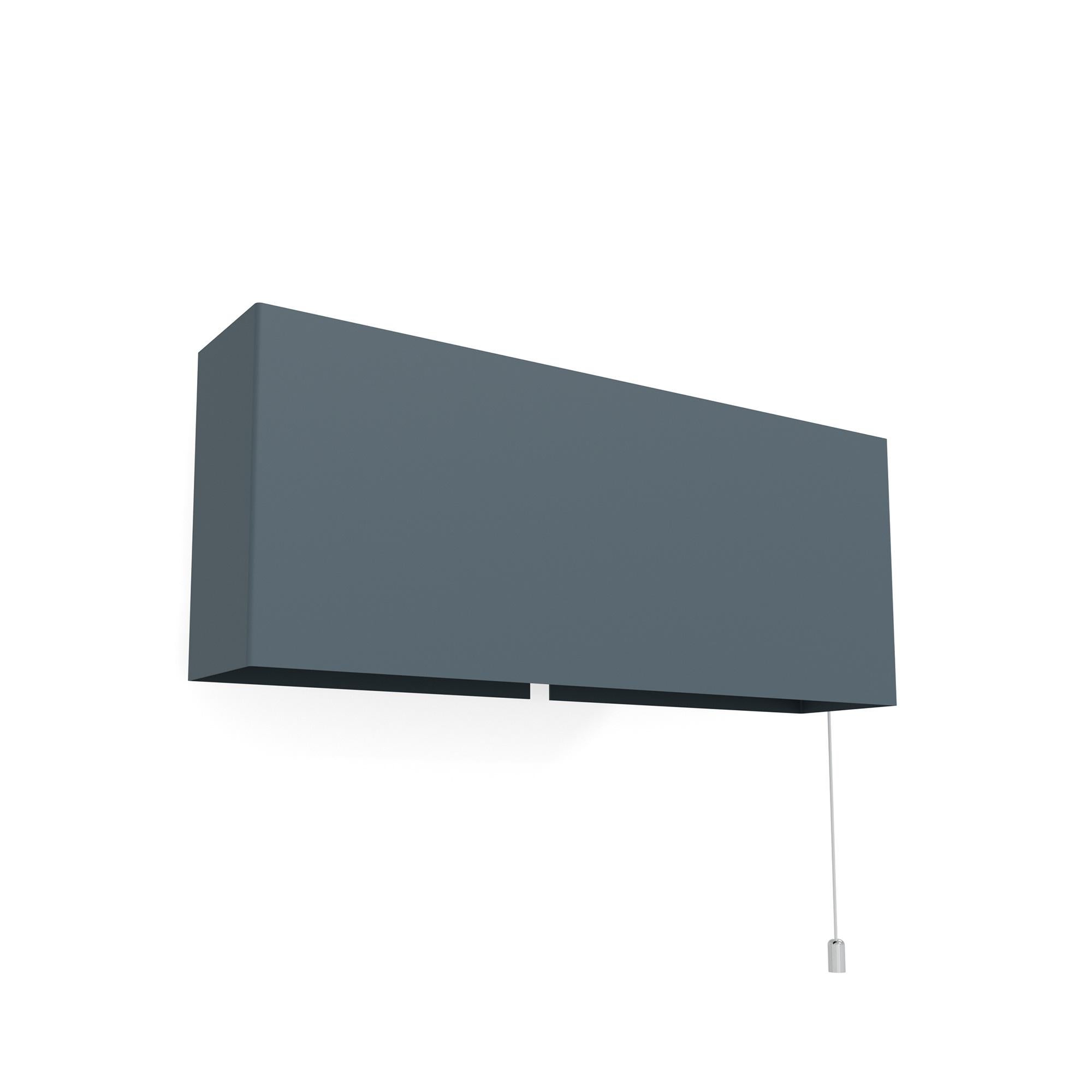 Lacquered 6135GM White With Mini Pull Switch Wall Lamp by Disderot For Sale