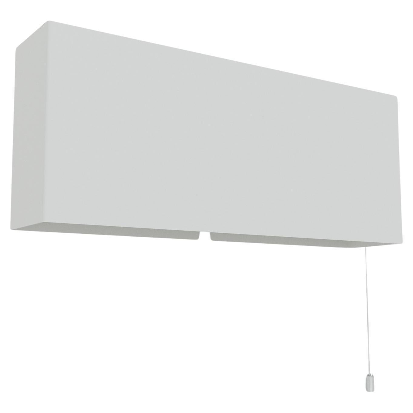 6135GM White With Mini Pull Switch Wall Lamp by Disderot For Sale