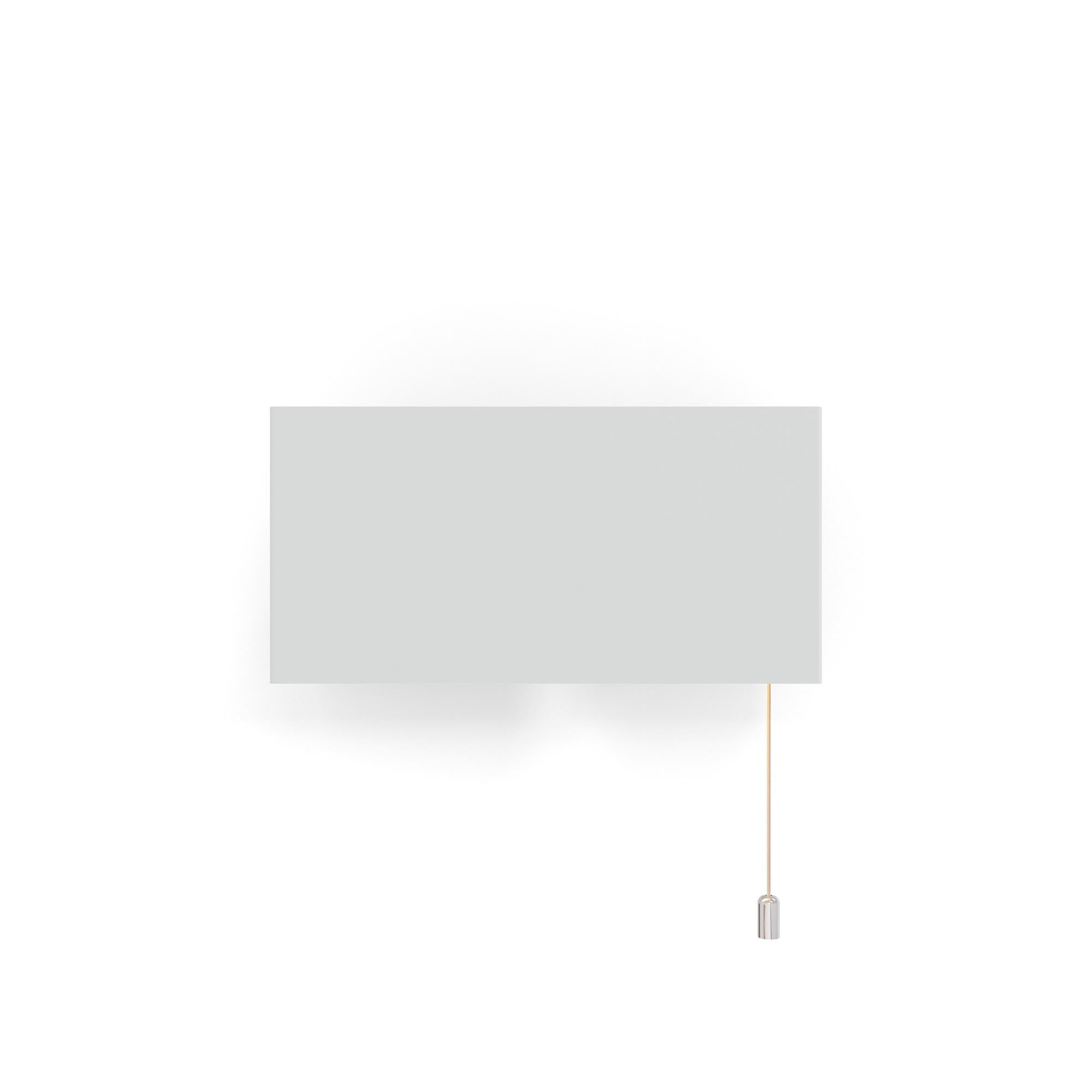 XXIe siècle et contemporain Lampe murale 6135PM noire avec interrupteur à mini-poignée par Disderot en vente