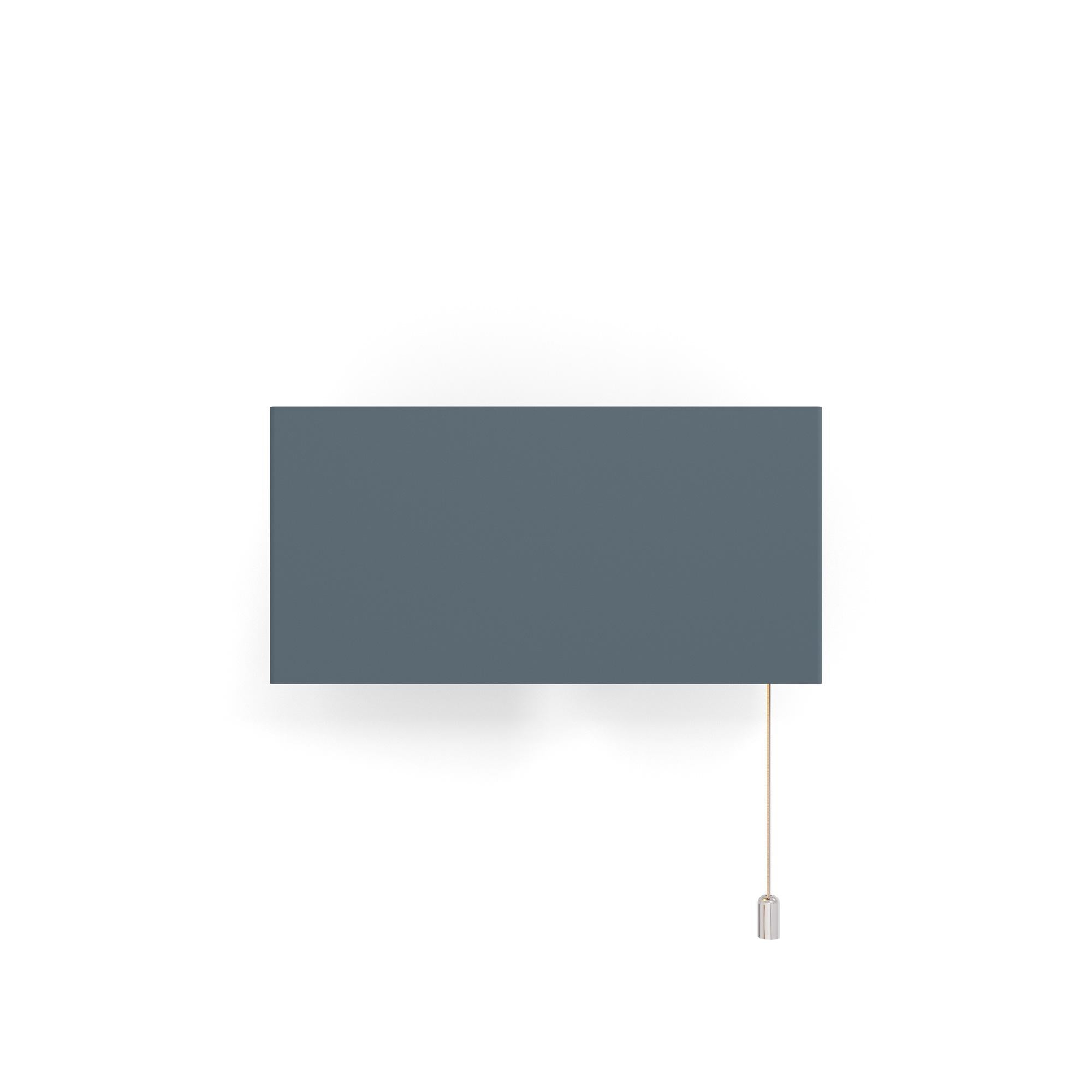 Post-Modern 6135PM Grey With Mini Pull Switch Wall Lamp by Disderot For Sale