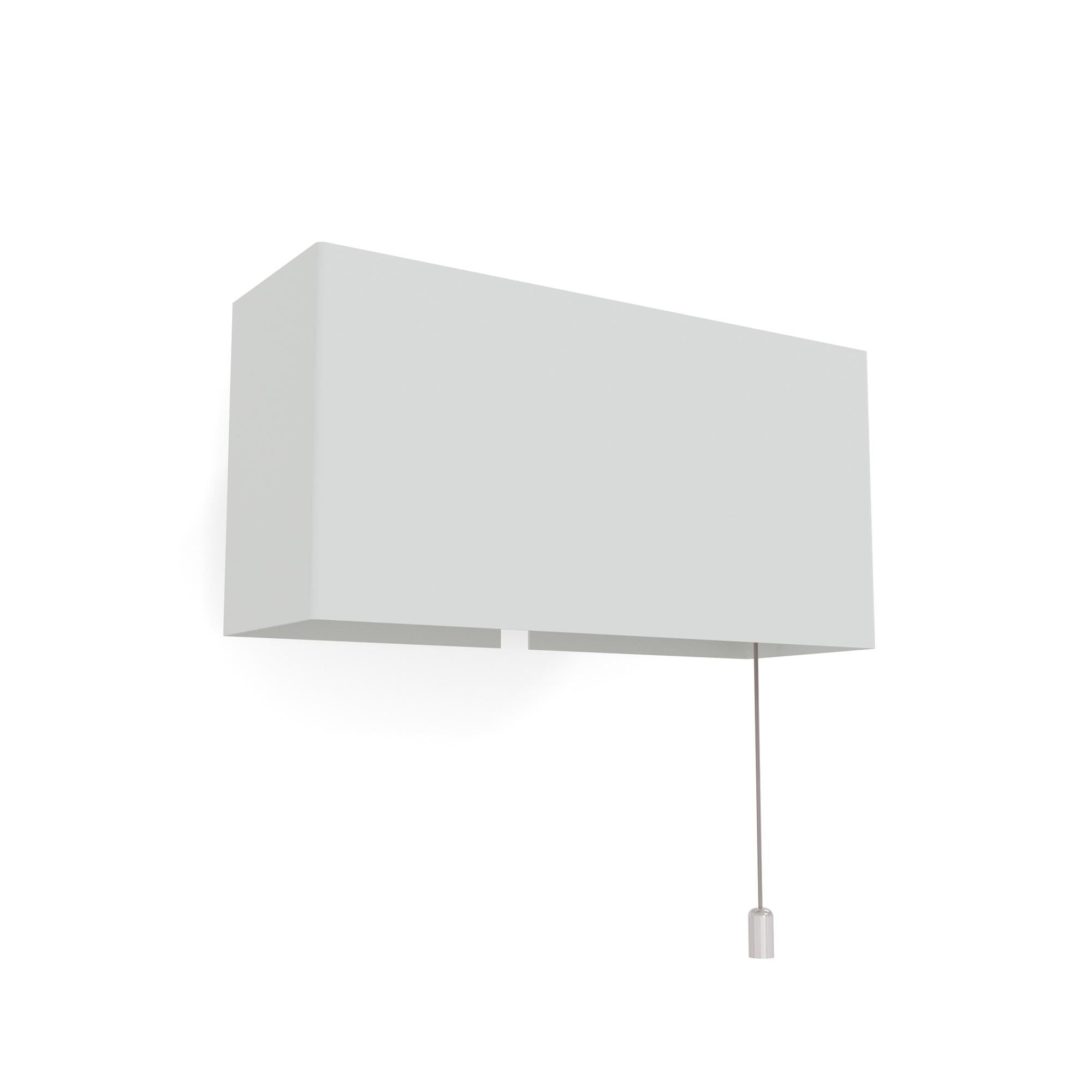 Lacquered 6135PM Grey With Mini Pull Switch Wall Lamp by Disderot For Sale