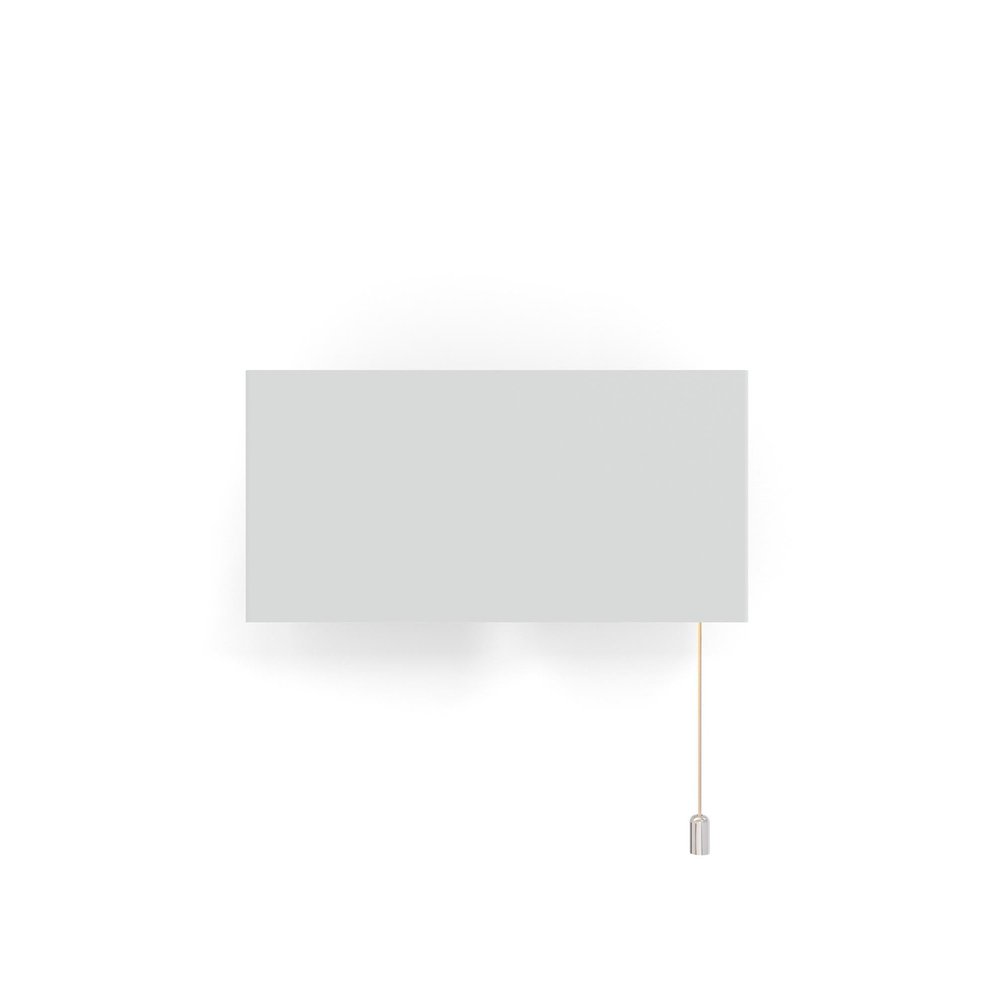 Contemporary 6135PM Grey With Mini Pull Switch Wall Lamp by Disderot For Sale