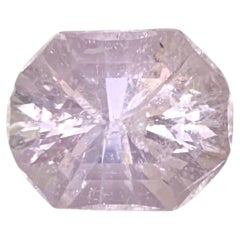 6.15 Carat Natural Loose Light Pink Morganite Stone Custom Cut Afghan Gemstone