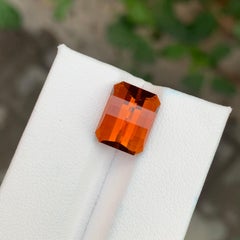 6.15 Carat Natural Loose Madeira Citrine Pixel Cut Gemstone