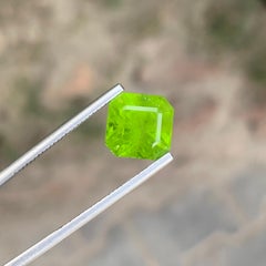 6.15 Carat Natural Loose Peridot Octagon Cut Gemstone