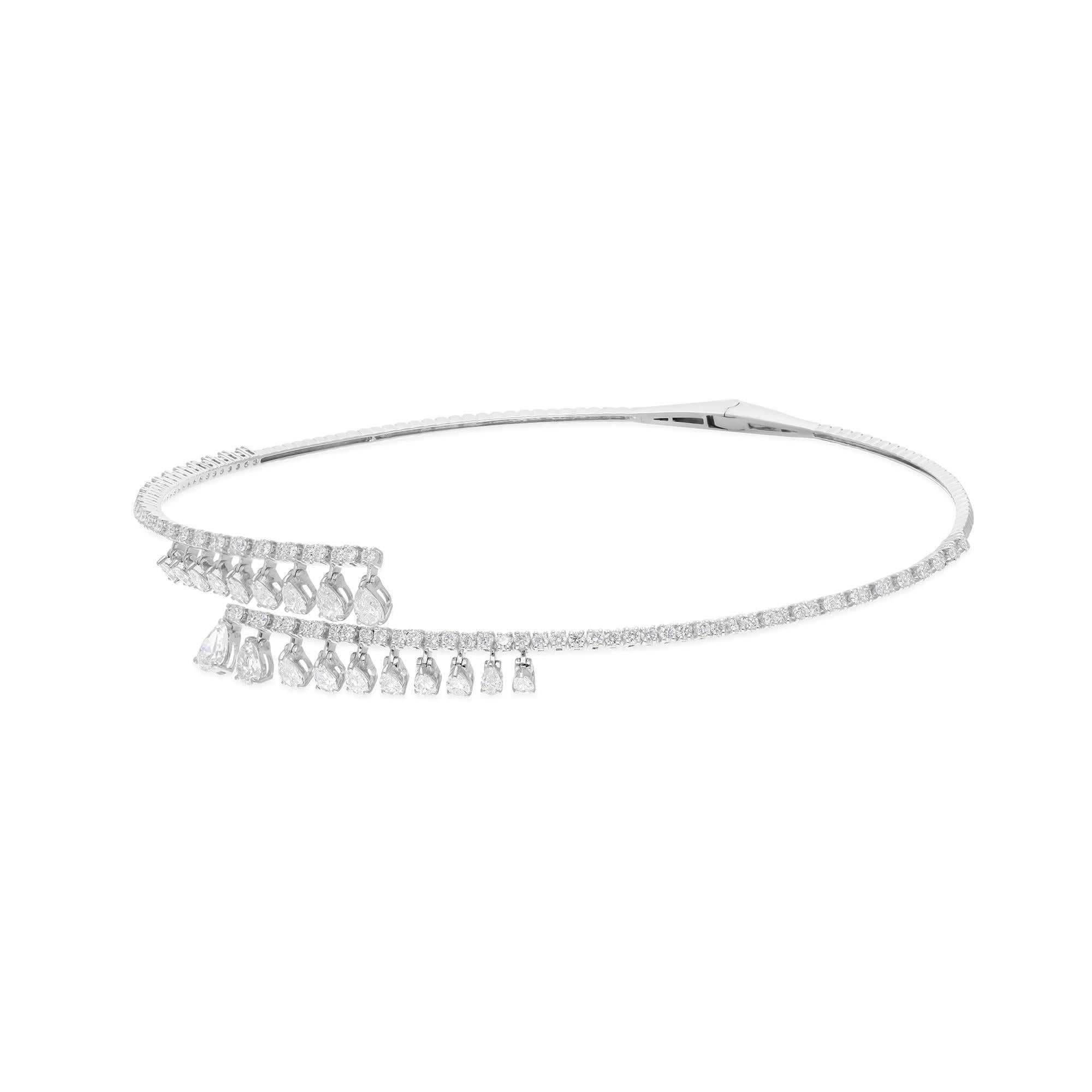 Cast from 18-karat gold, these exquisite choker is handset with 6.15 carats of sparkling diamonds.

FOLLOW SPECTRUM JEWELS storefront to view the latest collection & exclusive pieces. Spectrum Jewels is proudly rated as a Top Seller on 1stdibs with