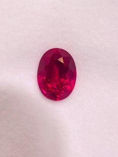 6.16 Ct Natural GRS Burma ruby unheated Collection Quality Gemstone No heat