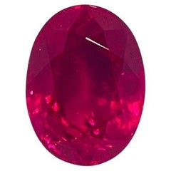 6.16 Ct Natural GRS Burma ruby unheated Collection Quality Gemstone