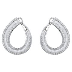 6.17 Carat Diamond Earrings