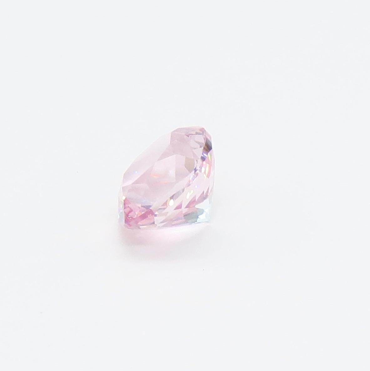 6.17 Carat Pink Cushion Cut Tourmaline Loose Gemstone In New Condition For Sale In Stamford, CT