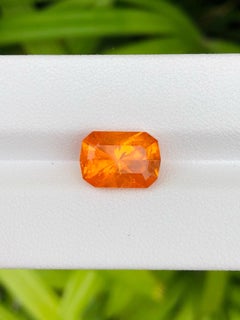 6.17 Ct Natural Spessartite Garnet Fanta- orange gemstone eye clean quality