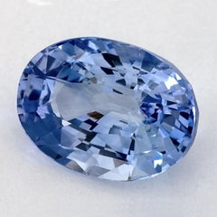 6.19 Ct Blue Sapphire Oval Loose Gemstone
