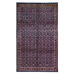 6'1 "x10' New Persian Mahal mit Herati Fish Design All Over Hand Knotted Rug