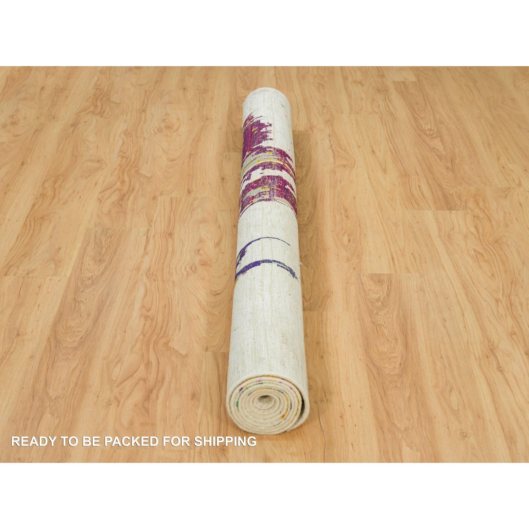 Tapis en laine et soie 6'1 