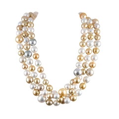 Multi-Colored South Sea Pearl Strand