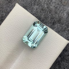 6.20 Carat Natural Light Blue Loose Aquamarine From Shigar Valley Mine