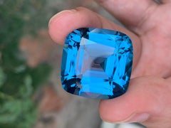 62.00 Carats Natural London Blue Topaz Gemstone