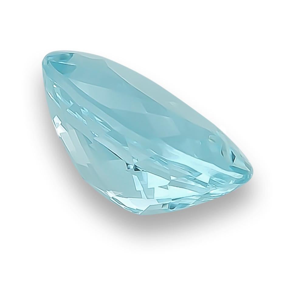 Natural Blue Aquamarine Gemstone 6.22 carats / JupiterGem In New Condition For Sale In Los Angeles, CA