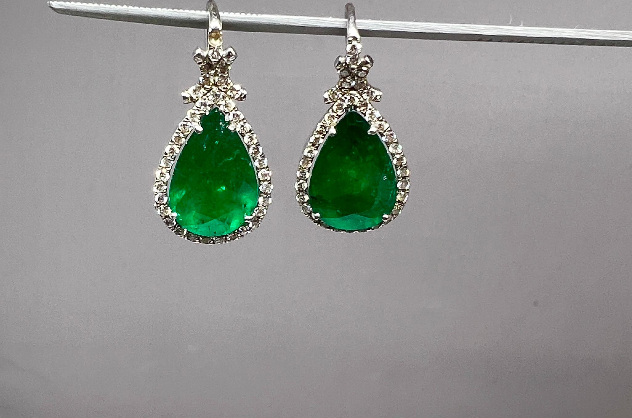 emerald earrings sale