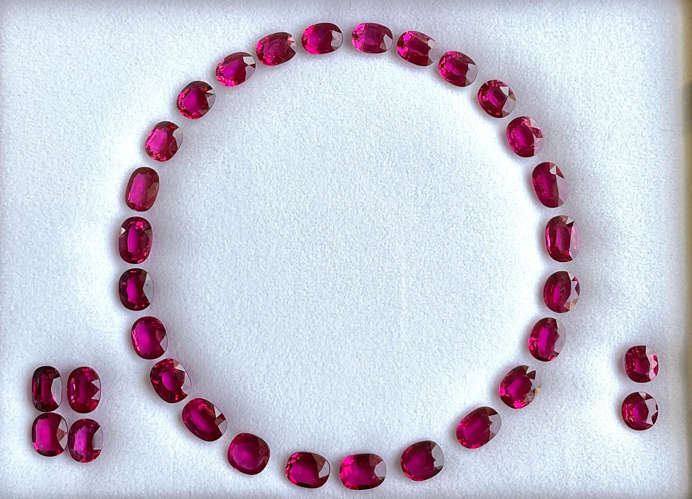 62.30 Carati Rubellite Layout Ovale Top Quality Per Gioielleria Gemma Naturale

Gemma - Tormalina rubellite
Peso - 62,30 Ct
Dimensioni: da 7x7,5 a 7x8,5 MM
Pezzi - 32
Forma - Ovale

