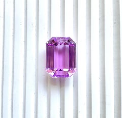 62.49 Carats Kunzite Natural Octagon Cut Stone Top Fine Color Quality Gemstone
