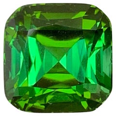 6,25 Carati di tormalina verde bluastra sciolta naturale con taglio a cuscino Gemma afgana