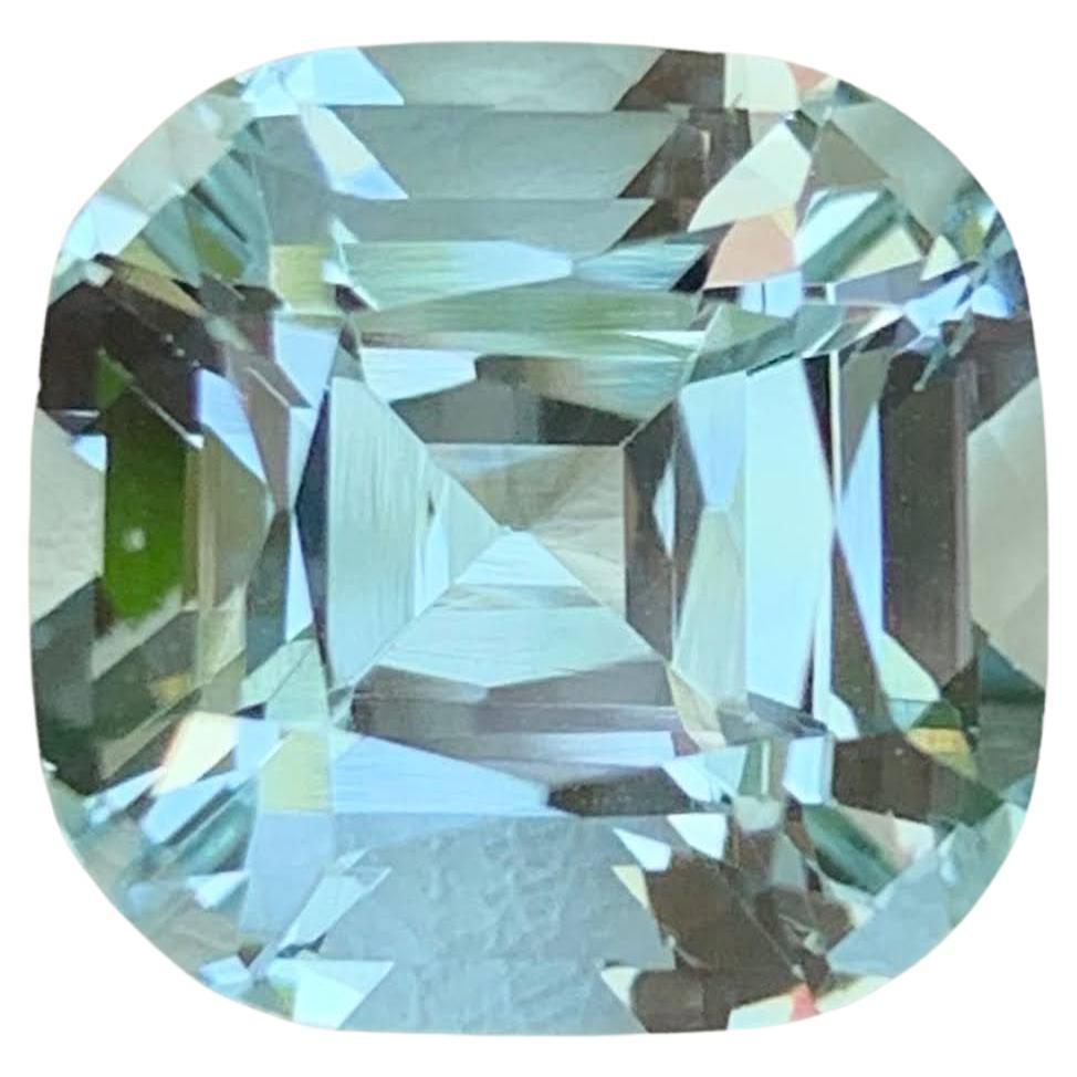 Piedra preciosa paquistaní suelta de 6,25 quilates de aguamarina azul claro natural talla cojín en venta
