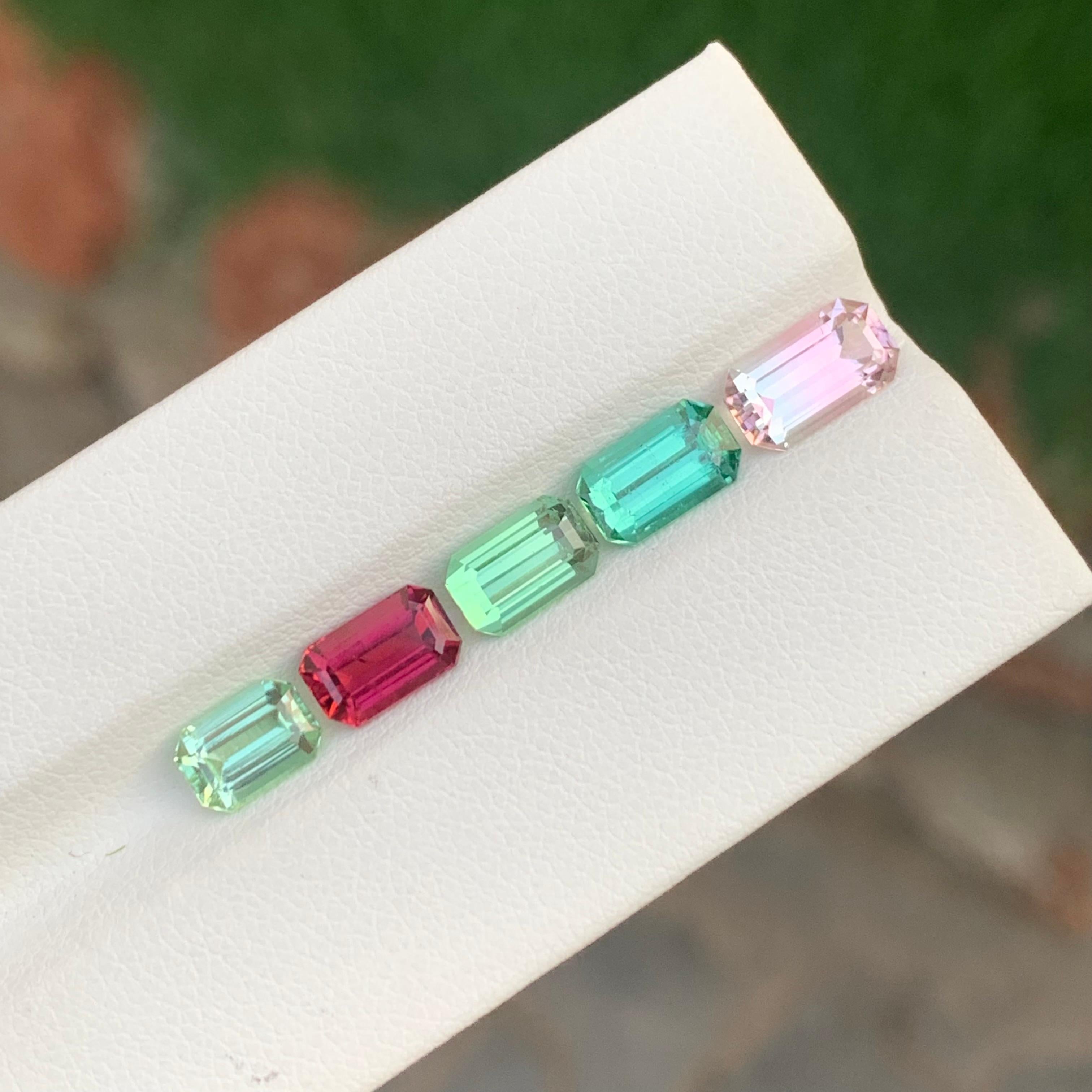 Tourmaline naturelle non sertie de 6,25 carats, pierre précieuse pour bijoux en vente 1