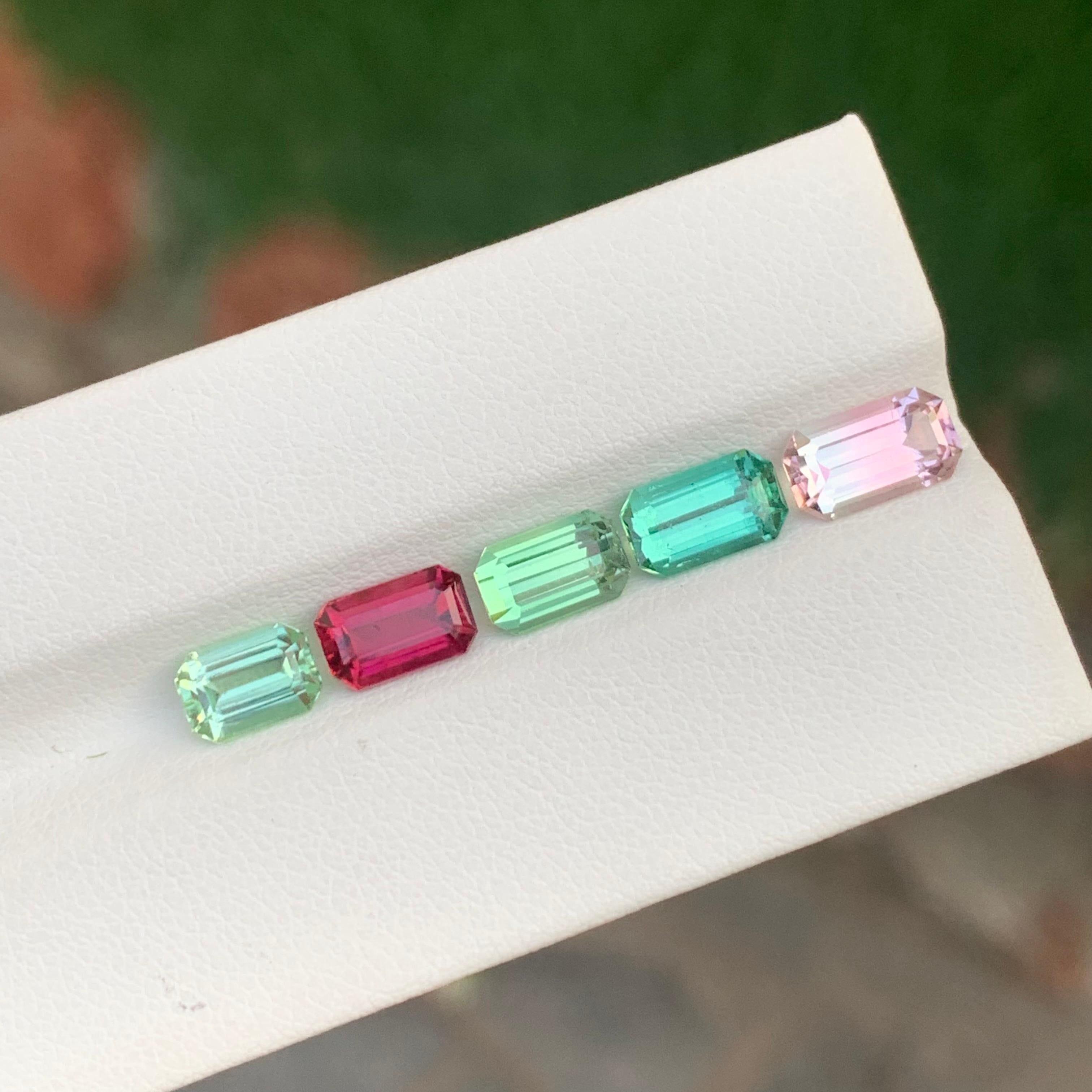 Tourmaline naturelle non sertie de 6,25 carats, pierre précieuse pour bijoux en vente 3