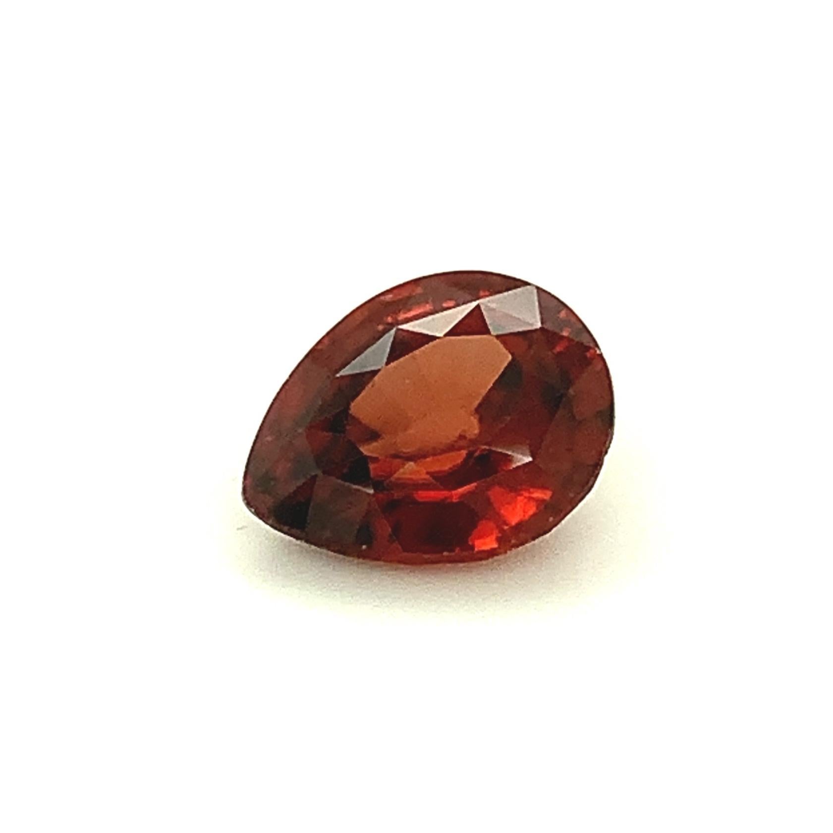 red orange gem
