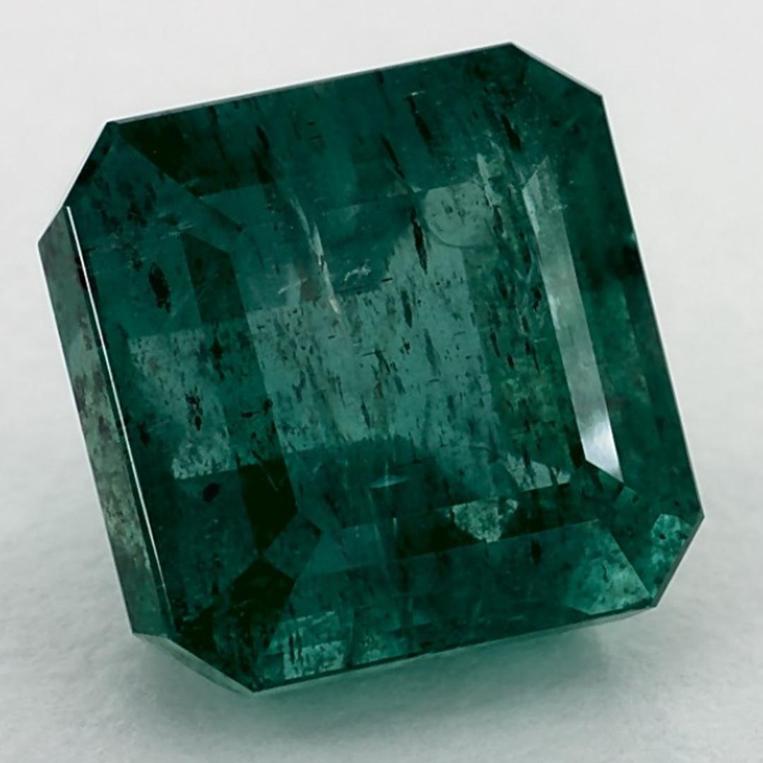 Taglio Asscher 6.25 Ct Smeraldo Asscher Gemma sciolta in vendita