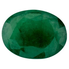 6.26 carati di smeraldo ovale sfuso