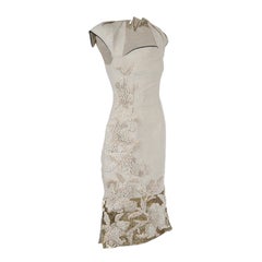 6267 Embroidered Cotton Ottoman Dress - '00s
