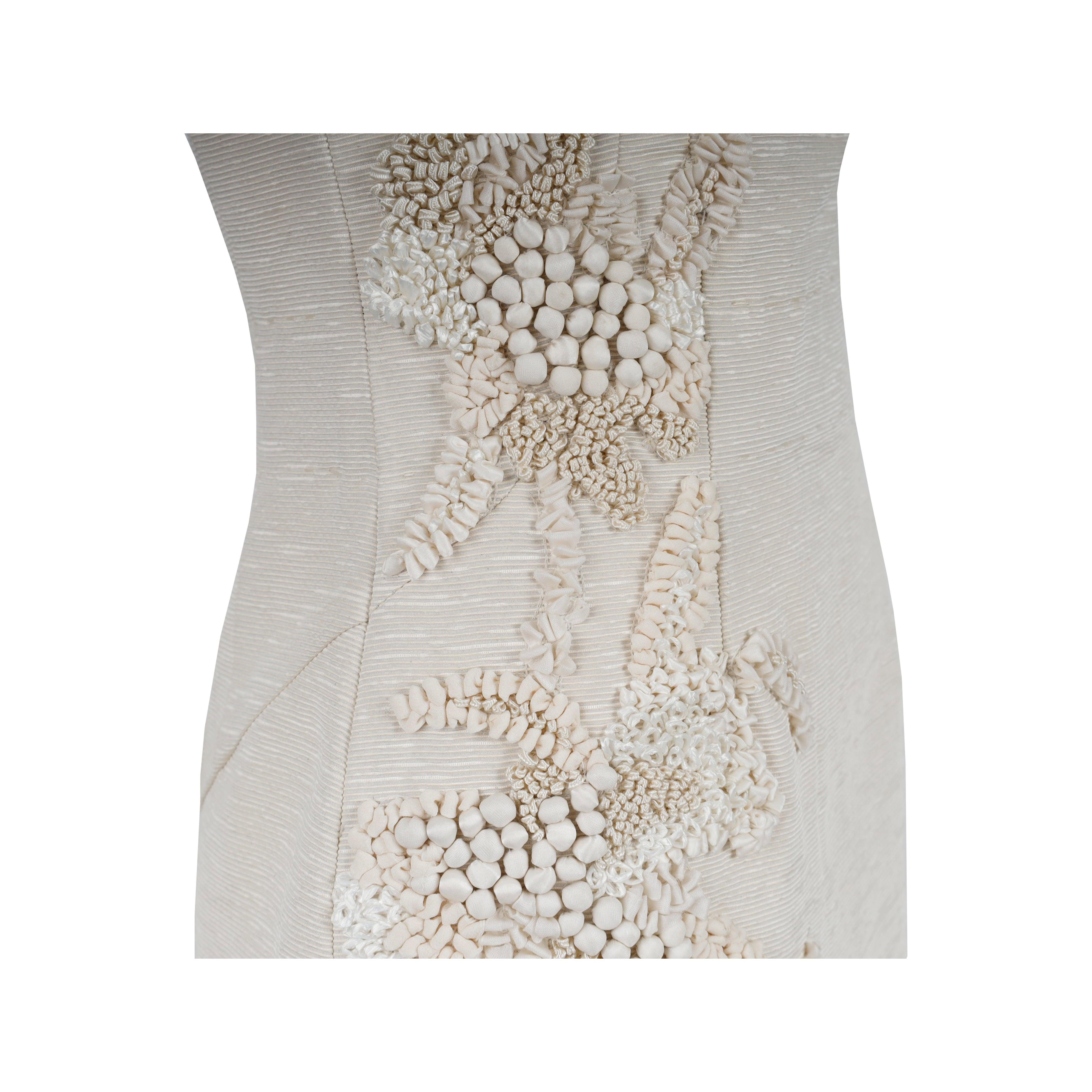6267 Embroidered Cotton Ottoman Dress - '00s In Excellent Condition For Sale In Milano, IT