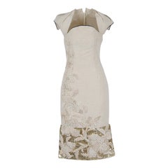6267 Embroidered Cotton Ottoman Dress - '00s
