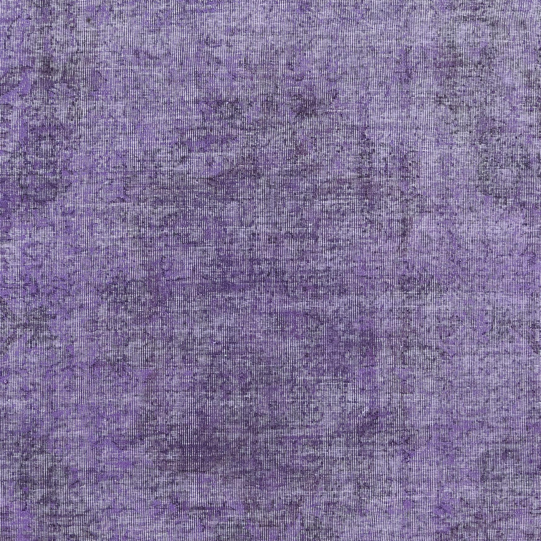 Modern 6.2x9.3 Ft Royal Purple Turkish Floor Rug, Handmade Overdyed Living Room Carpet For Sale