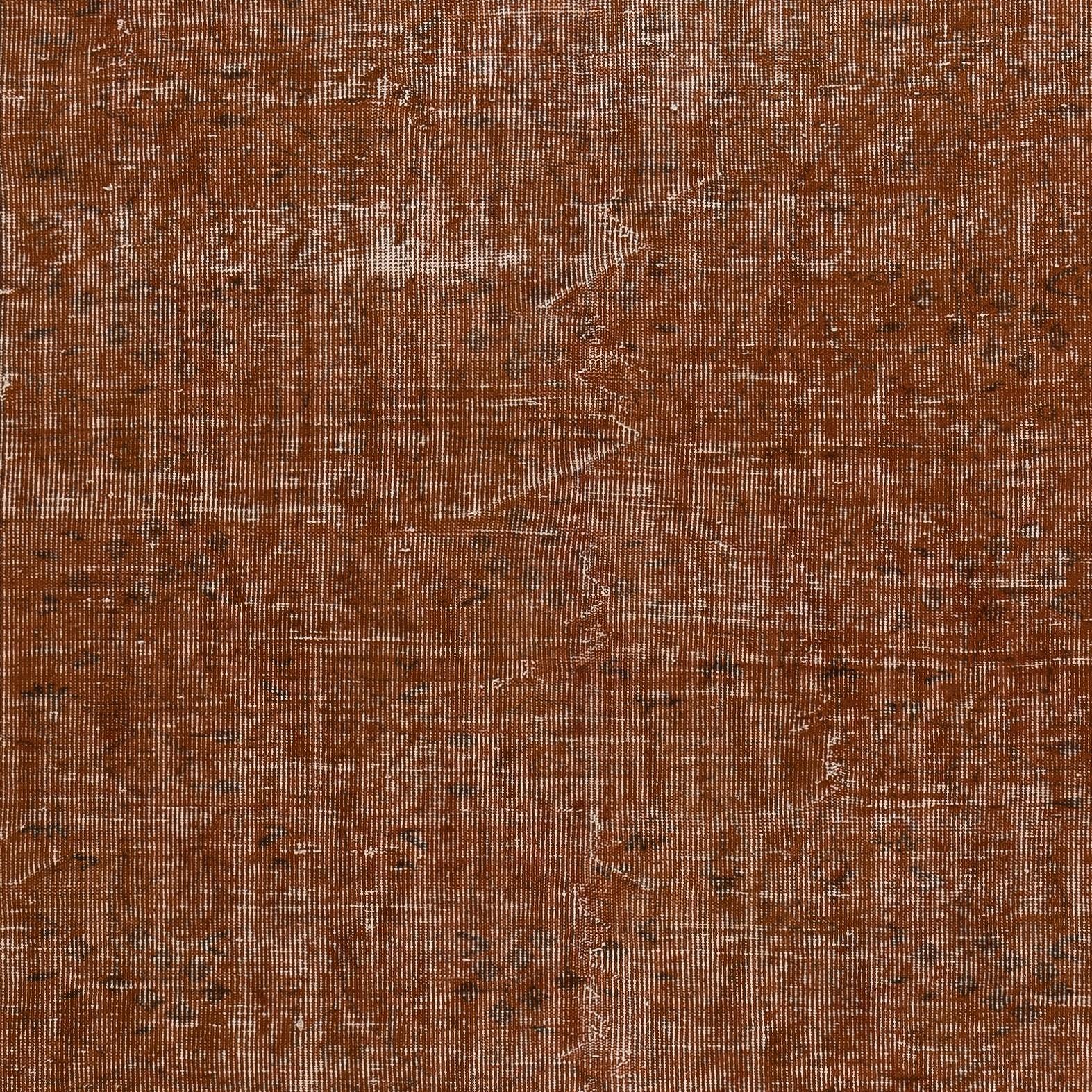 Tappeto per l'area contemporanea 6.2x9.6 Ft in colore arancione. Annodato a mano in Turchia. In condizioni buone in vendita a Spring Valley, NY