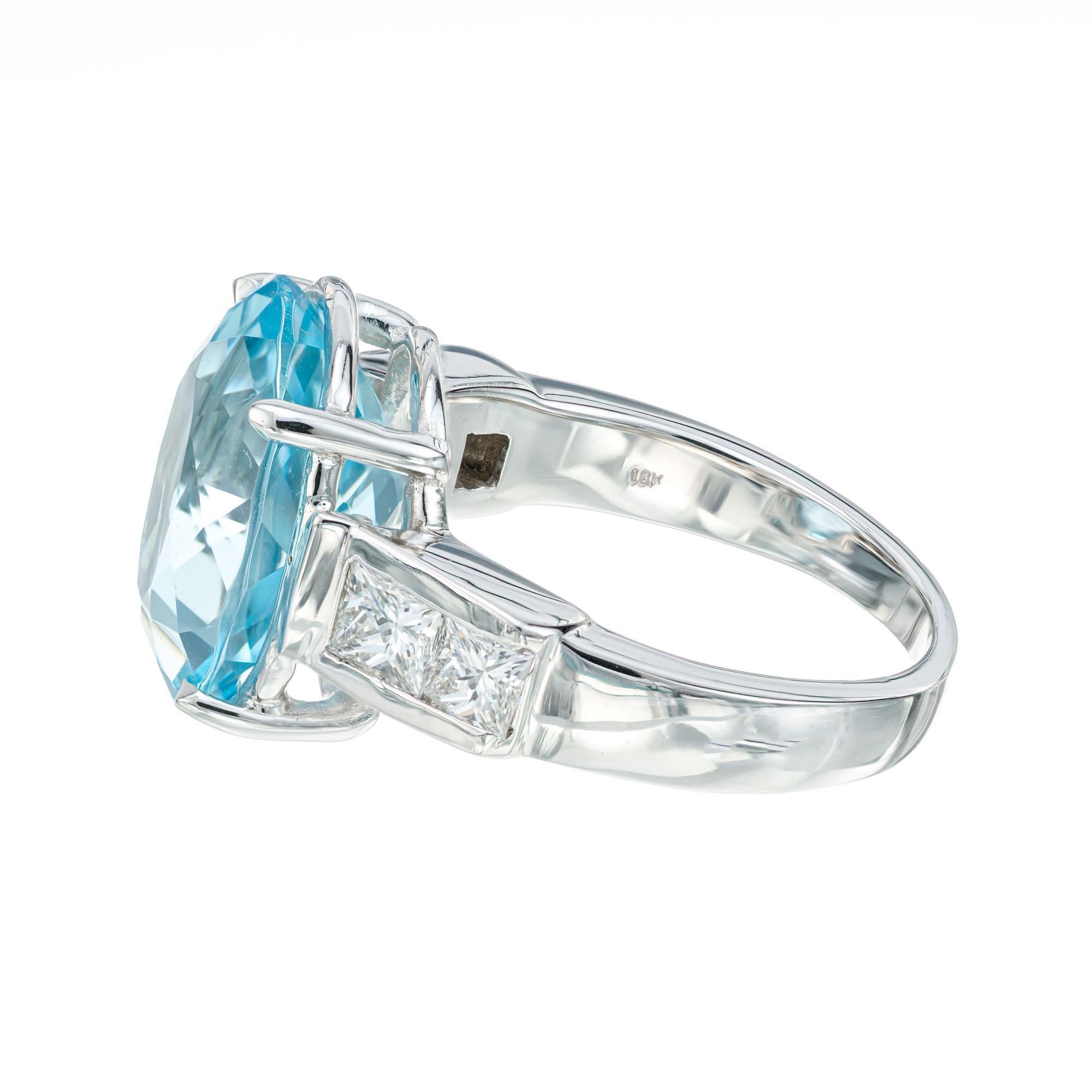 4 ct aquamarine ring